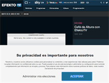 Tablet Screenshot of efekto.tv